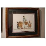 P. Buckley Moss Print "1914 Maytag Washer"
