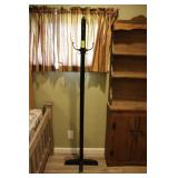 Black Painted Coat Rack