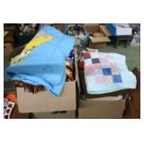 LARGE Lot of Blankets & Bedding