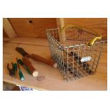 Locker Basket, Pruner & Screwdrivers