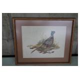 Pheasant Needlepoint Wall Art