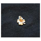 10K Clover Leaf Charm