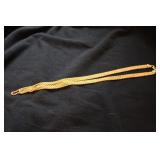 14K 3 Strand Turkey Necklace