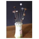 Hat Pin Holder & Hat Pins