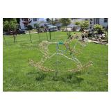 42" Lighted Rocking Horse