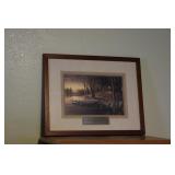 Winter Lake House Wall Art