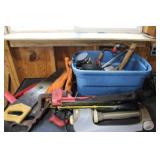 Saws, Clamps and Welding Gloves
