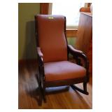 Antique Upholstered Rocker