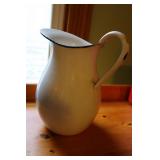 Enameled Water Pitcher