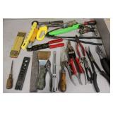 Assorted Pliers and Hand Tools