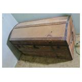 Antique Trunk & Sewing Notions