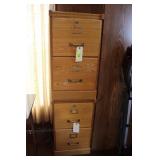 2 Two Drawer File Cabinets
