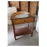 Antique Walnut Side Table