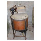 Vintage Copper Haag Vortex Wringer Washer