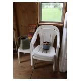 Stack Chairs, Charcoal & Misc