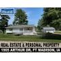 FT MADISON, IA - COUNTRY HOME & PERSONAL PROPERTY AUCTION