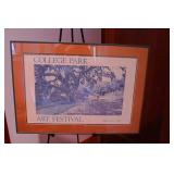 College Park  Art Festival Framed Art  1985