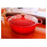 12" Lecreusent  Cast Iron Dutch Oven