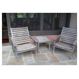 Teak 3 Piece Set