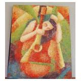 The Sweetest Song Acrylic Painting