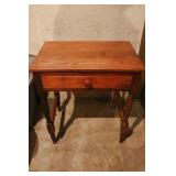 Wooden End Table w/ 1 Drawer