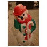 Vintage Snowman Empire Blow Mold