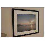 Framed Seashore Picture