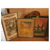 Assorted Framed Posters