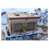 45"x 43"x 27" 2-Dog Box