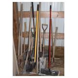 Shovels, Rakes, Posthole Jobbers, Etc.