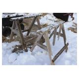 Wooden Saw Horses