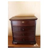 4 Drawer Jewelry Chest