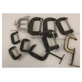 Assorted C-Clamps