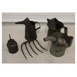 Oil Cans & Silage Fork