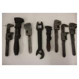 Assorted Vintage Monkey Wrenches