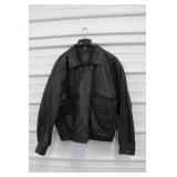 Large Leather Motorcycle Jacket
