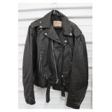 Size 44 Leather Motorcycle Jacket