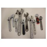 Assorted Crescent Wrenches