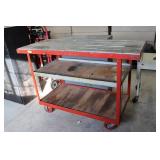 25' x 5' x 42' Steel Rolling Work Bench