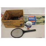 Carpet Stretcher, Chain Saw Chain, Bug Zapper