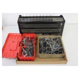 Peg Board Hooks, Metal Shelf