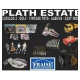 PLATH ESTATE CATALOG #2-VINTAGE TOYS, ALBUMS & GOLF