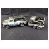 Tonka 13"Truck, Trailer, & Jeep Toy Set