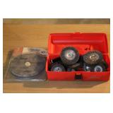 New 8' Grinding Wheel, Wire Wheel Brushes