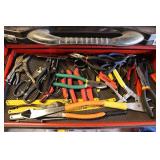 Large Assort. Pliers, Hack saw blades