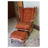 Maple Rocker Glider