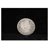 1900 Silver Barber Quarter