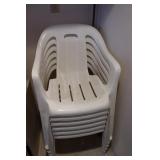 Stacking Poly Chairs