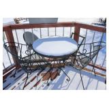 Wrought Iron Table & Chairs