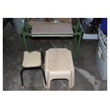Gardening Bench & Stools